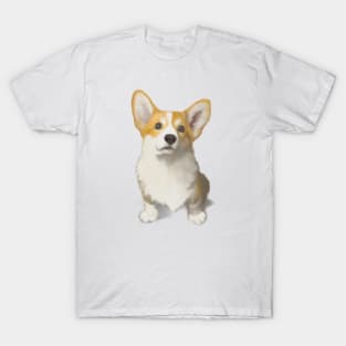 Cute Corgi Drawing T-Shirt